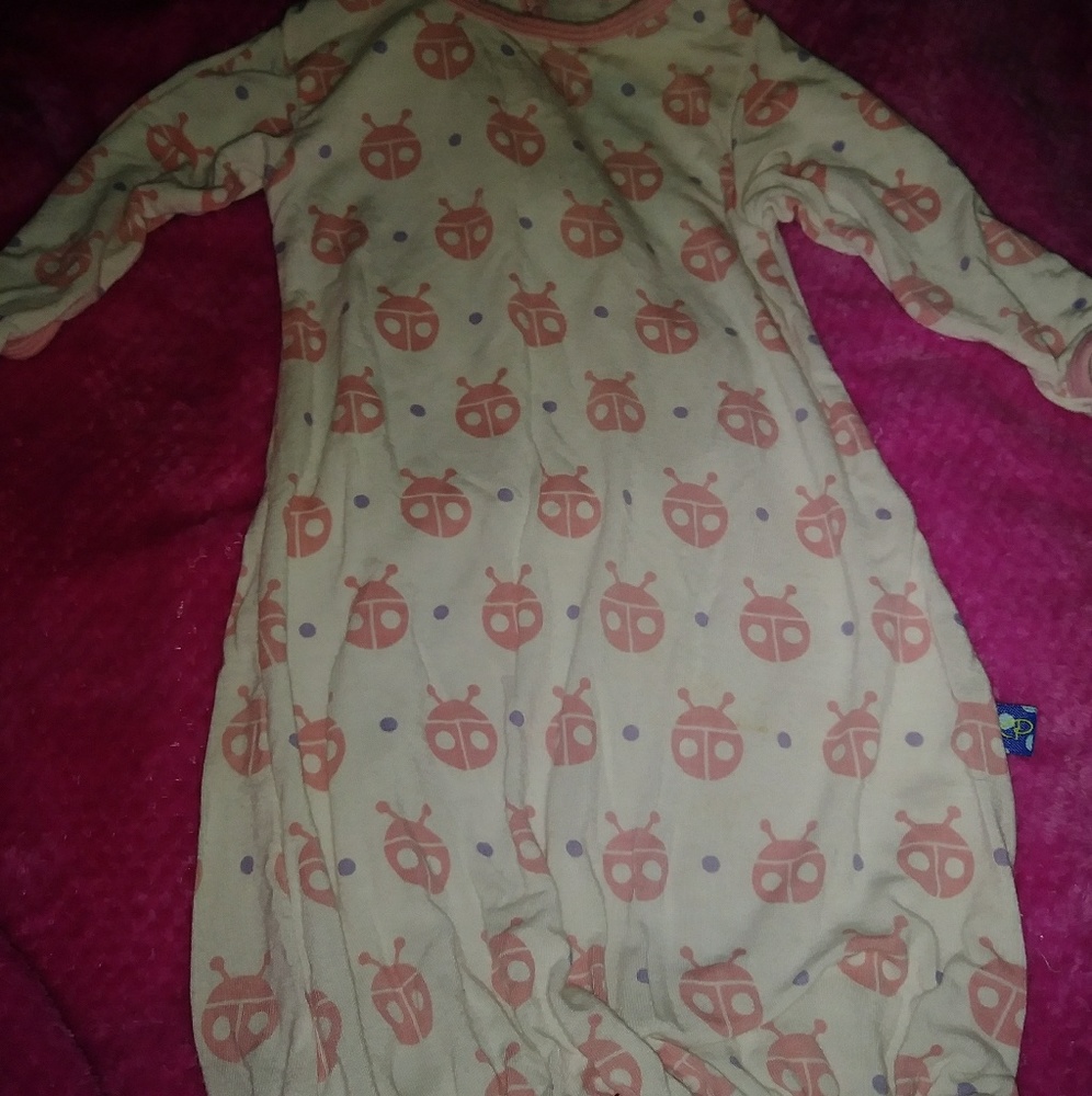 Kickee pants newborn gown